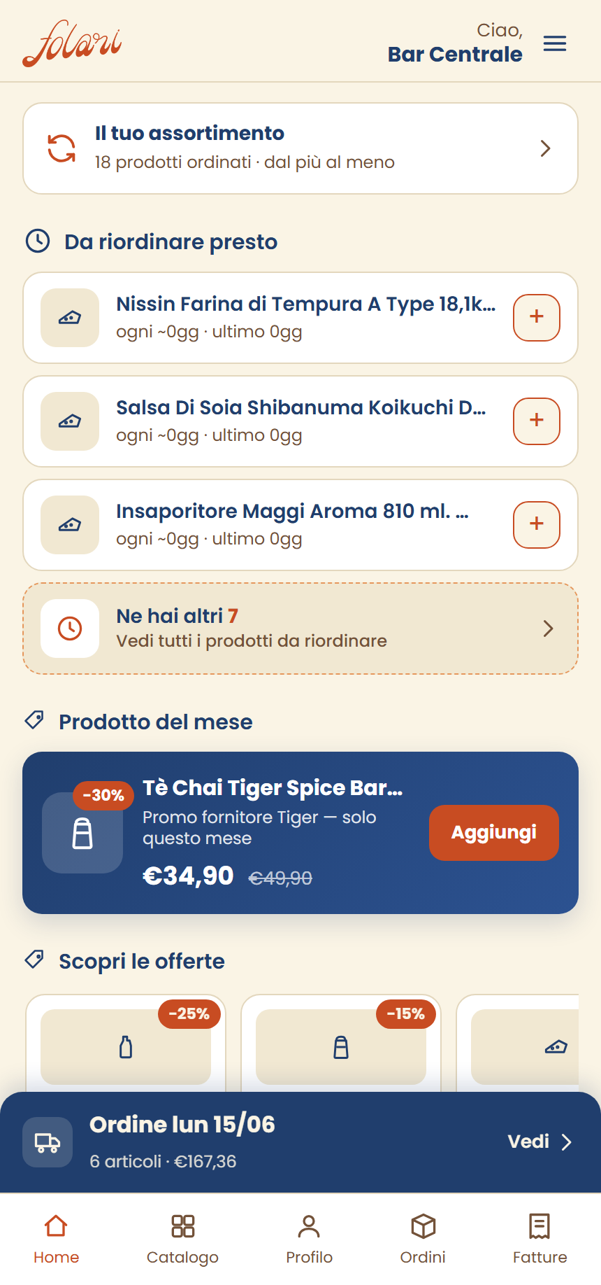 App folari — la tua home